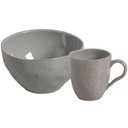 Ver imagem 1 de Jogo 12 Peças Canecas 273ml Bowls 558ml Cerâmica Stoneware Bruma Porto Brasil Cozinha Mesa Posta