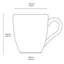 Ver imagem 4 de Jogo 12 Peças Canecas 273ml Bowls 558ml Cerâmica Stoneware Bruma Porto Brasil Cozinha Mesa Posta