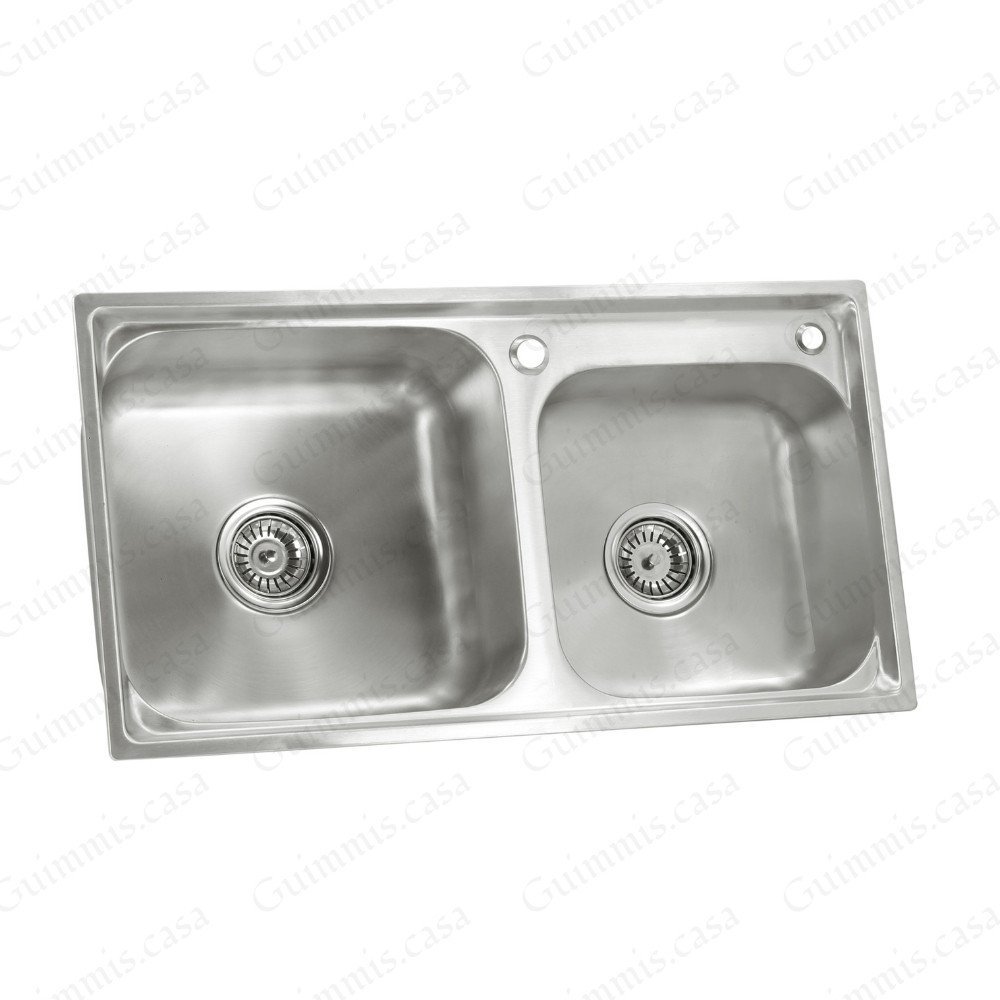 Cuba Aço Inox Dupla para Cozinha Pia Gourmet Guimmis.casa - 2