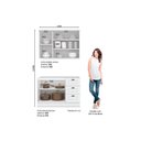 Ver imagem 3 de Cozinha Modulada Henn Americana 3 Peças (1aéreo+1balcão+1complemento) Cz123 Branco-henn
