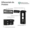 Ver imagem 4 de Armário de Cozinha Completa 260 Cm Suspenso Preto Nice Madesa 11