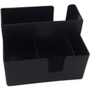 Ver imagem 4 de Kit 4 Porta Sachês Guardanapos Açúcar Organizadores Bancada Preto