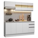 Ver imagem 3 de Armário de Cozinha Compacta 100% MDF 180 cm Branco Smart Madesa 01