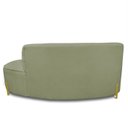 Ver imagem 6 de Sofá 2 Lugares Orgânico 140cm Pé Ferro Dou Morgan Bouclê Menta L01 - D'Rossi