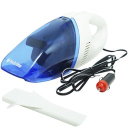 Mini Aspirador de Pó Automotivo Portátil Carro Tomada 12V 60W Liga Acendedor Branco S/M AUTOMOTIVO B - 1