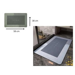 2 Tapetes Mágico Absorvente Antiderrapante Banheiro box - 4