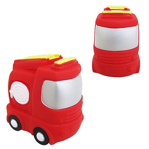 Brinquedo de Vinil para Bebê a Partir de 3 Meses - Bombeiro