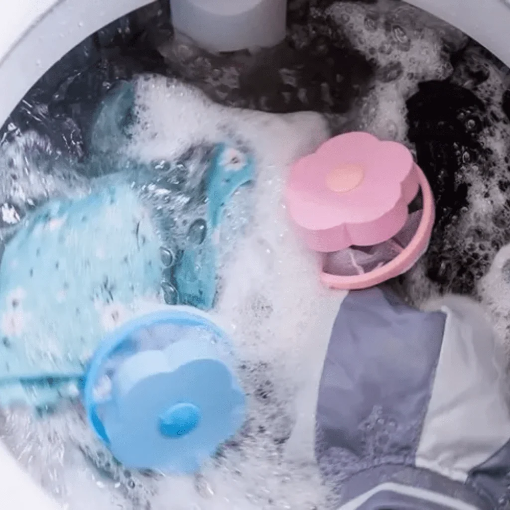 Ver imagem 2 de Kit 2 Coletores Tira Pelos Flutuante Máquinas Lava Roupa