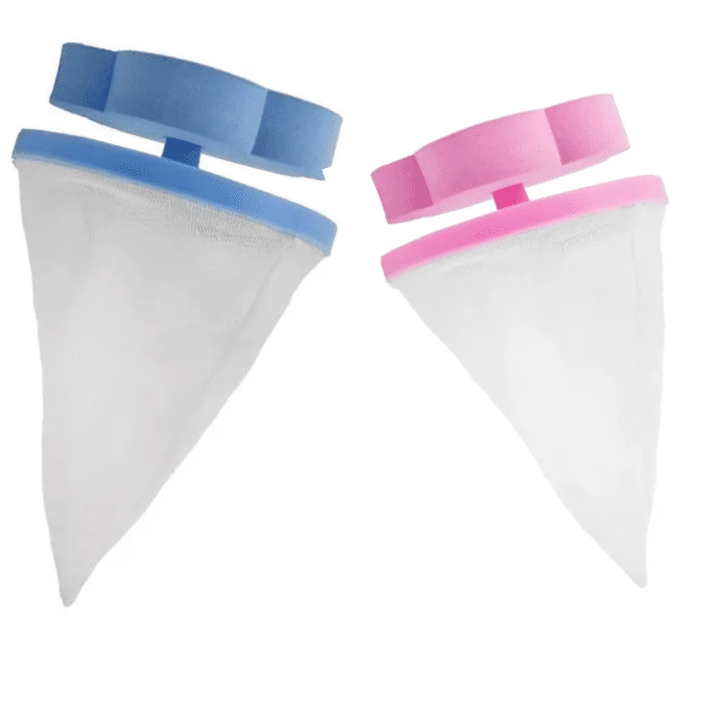Kit 2 Coletores Tira Pelos Flutuante Máquinas Lava Roupa