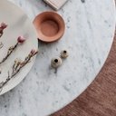 Ver imagem 5 de Mesa de Jantar Cone Redondo 130 Cm Base Freijó Tampo Mármore Branco Extra