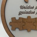 Ver imagem 3 de Quadro Mdf para Dia Dos Pais Frase com Nomes Dos Filhos 18x25cm
