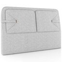 Ver imagem 1 de Cabeceira Cama Queen 160cm Nalu Linho Cinza Claro Z37 - Mpozenato