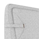 Ver imagem 7 de Cabeceira Cama Queen 160cm Nalu Linho Cinza Claro Z37 - Mpozenato