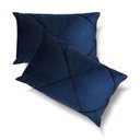 Ver imagem 1 de Conjunto Porta Travesseiro em Veludo Drapeado Várias Cores