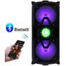 Caixa De Som Bluetooth Amplificada 1200w PMPO 5w RMS Portátil Led Com Controle Remoto Bivolt - 3