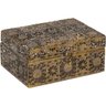 MOROCCAN PORTA OBJETO 8x17x13cm METAL BRONZE - 1