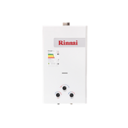 Aquecedor De Água A Gás Rinnai M150 Feh Branco 15 Litros  Bivolt Gás GN (mecânico) - 1