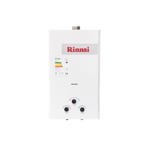 Aquecedor De Água A Gás Rinnai M150 Feh Branco 15 Litros  Bivolt Gás GN (mecânico)