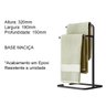 Suporte Porta Toalha de Rosto Duplo para Bancada de Banheiro Lavabo - Édecasamóveis - 3