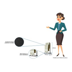 Suporte Porta Toalha de Rosto Duplo para Bancada de Banheiro Lavabo - Édecasamóveis - 4