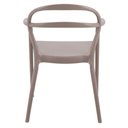 Ver imagem 5 de Kit 6 Cadeiras Tramontina Sissi Summa em Polipropileno e Fibra de Vidro com Braços Camurça