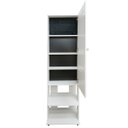 Ver mais imagens de Espelho de Chão Grande Retangular 175x49cm com 2 Prateleiras Organizador Porta Acessórios