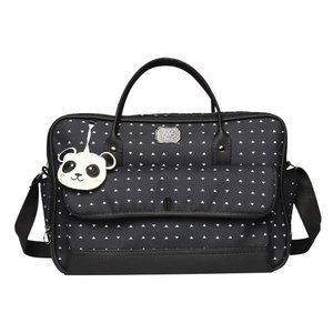 Bolsa Maternidade Média Panda Preto Momole