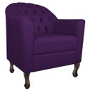 Ver imagem 4 de Kit Diva Recamier Diana 160cm Lado Direito e 02 Poltronas Julia Suede - Doce Sonho Móveis RECAMIER D