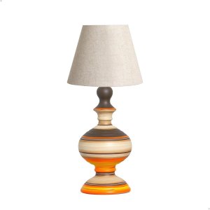 Abajur de Cerâmica Pequeno para Quarto e Sala Imperial New Sunset