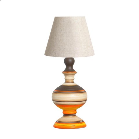 Abajur de Cerâmica Pequeno para Quarto e Sala Imperial New Sunset