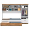Jogo de Quarto Completo Modulado Solteiro Juvenil Lara com Colchão - Flex - 4