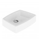 Ver imagem 2 de Conjunto para Banheiro Cuba de Apoio Arezzo 10,5cmx45cmx33,5cm e Torneira de Parede 1/4V Japi