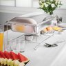 Rechaud Inox Tramontina Banho Maria 9,06l de Fogareiro Cuba 1/1 Buffet Evento - 3