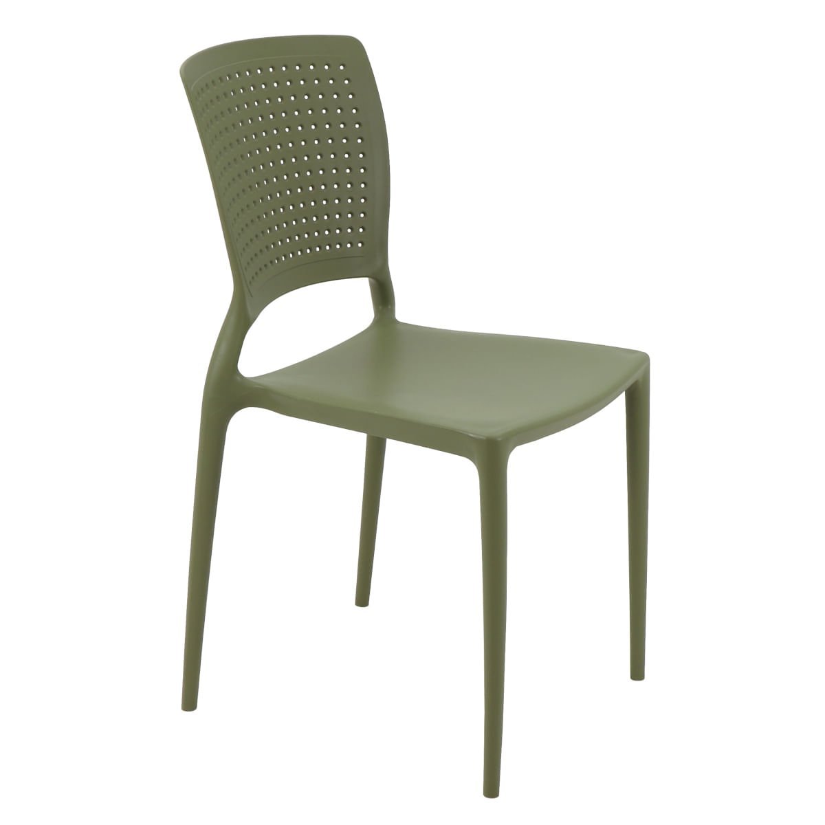 Cadeira Tramontina Safira em Polipropileno e Fibra de Vidro Verde Oliva - 4