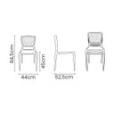 Ver imagem 7 de Cadeira Tramontina Safira em Polipropileno e Fibra de Vidro Verde Oliva