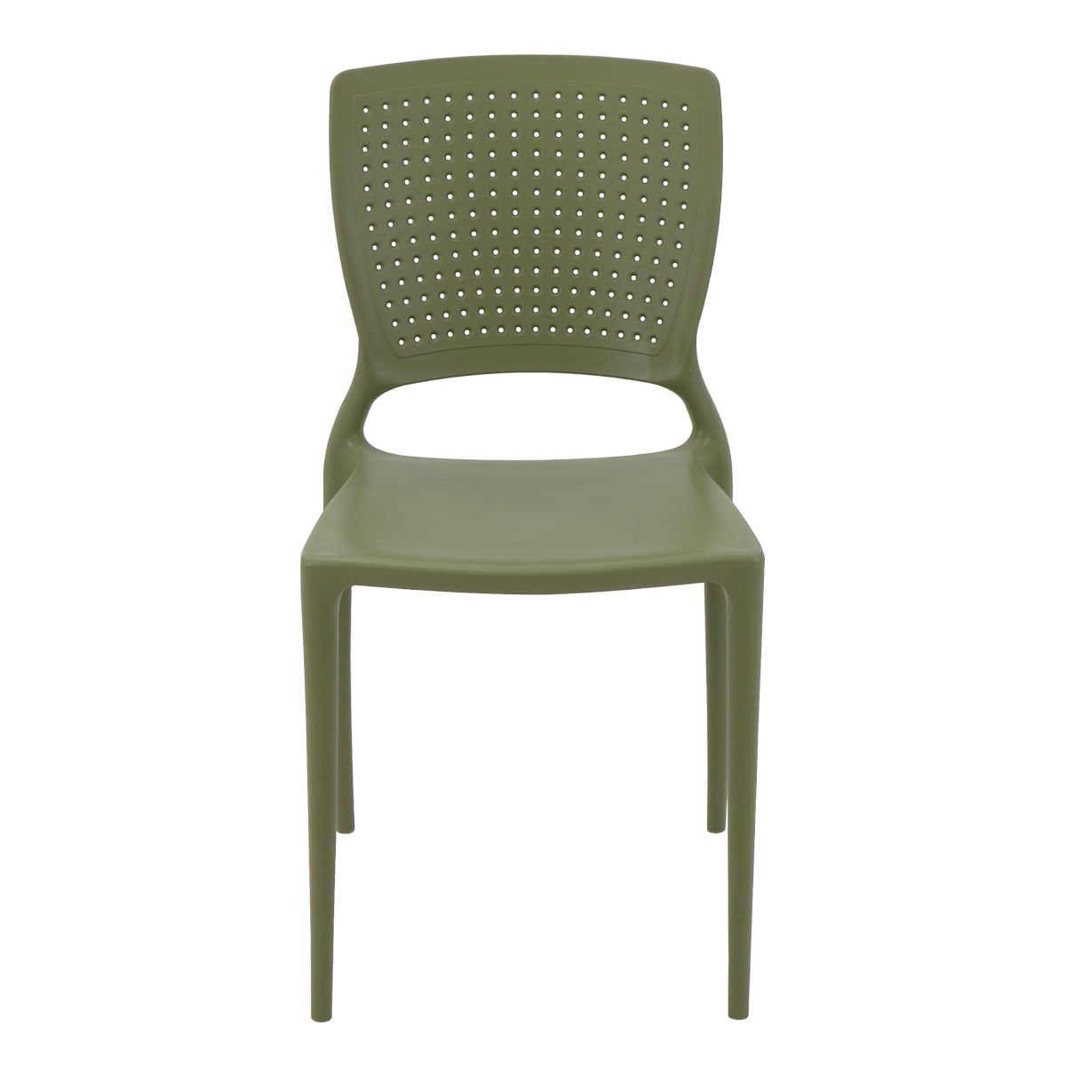Cadeira Tramontina Safira em Polipropileno e Fibra de Vidro Verde Oliva - 2