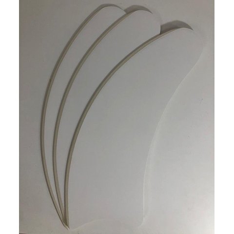 Jogo C/3 Pás Brancas P/ Ventilador de teto Ventus Venti-Delta Mademil