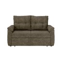 Ver imagem 4 de Sofá Cama 2 Lugares Casal 1,60 Mts Chenile Tiffany Matrix Cor:chenile Prince Marrom