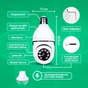 Ver imagem 2 de Camera de Segurança Ip Lampada Motorizada 8177qj