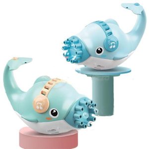 Golfinho Bolhudo Lança Bolhas Sabão Criança Infantil Azul 2