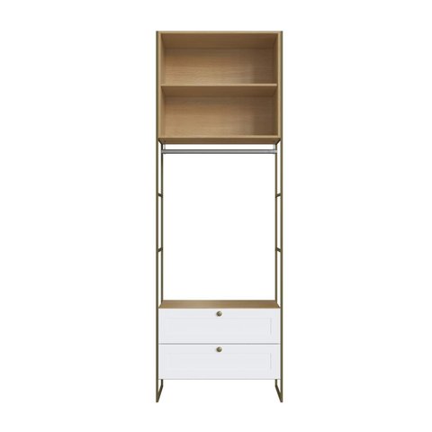 Estante Multiuso Alta com 2 Gavetas e Cabideiro Infinity 2061 Genialflex
