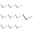 Ver imagem 1 de Kit 10 Emendas Brancas para Perfil 90° Astraled Teto/parede