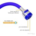 Ver imagem 3 de Torneira Cozinha Mesa Flexível Azul C29 Duplo Jato Gourmet