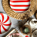 Ver imagem 5 de Prato Sobremesa de Porcelana Lollipop Vermelho - Casa Toco