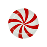 Prato Sobremesa de Porcelana Lollipop Vermelho - Casa Toco - 2