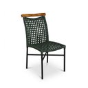 Ver imagem 6 de Mesa Elegante para Area Gourmet com Estrutura em Aluminio Verde Musgo Anne