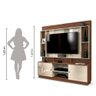 Estante Home para TV até 50 Polegadas Nevada EDN Móveis Naturale / Off White - 10