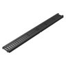 2 Grelhas Ralo Linear 10x100 Pluvial Não Enferruja Pvc Preto - 1