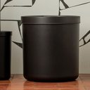 Ver imagem 2 de Lixeira para Banheiro 6l e Escova Sanitária Preta - ou