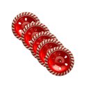 Ver imagem 1 de Kit 5 Disco Desbaste Diamantado Turbo Concreto Rebolo 100mm